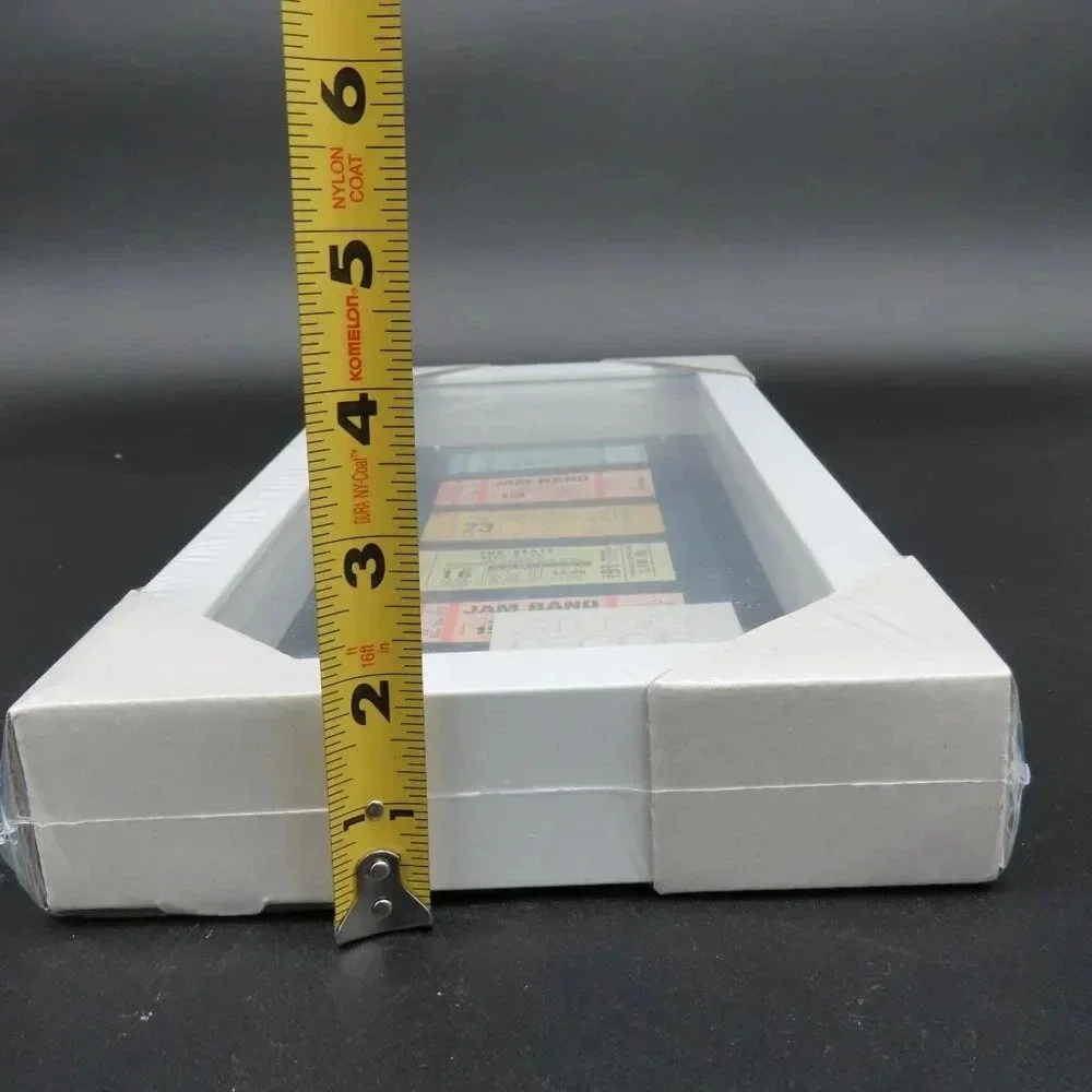 Studio Decor Shadowbox Back Loading Ticket Stub Display NEW Holder
